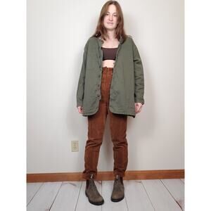 Vintage 80s 90s LL Bean Buttondown Shirt Green 2XL